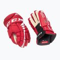 Dětské hokejové rukavice  CCM JetSpeed FT4 JR red/white