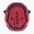Dětská hokejová helma  CCM Tacks 70 Combo pink 5