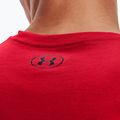 Pánské tréninkové tričko Under Armour Sportstyle Left Chest SS červené/černé 3