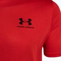 Pánské tréninkové tričko Under Armour Sportstyle Left Chest SS červené/černé 6