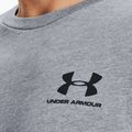 Pánské tréninkové tričko Under Armour Sportstyle Left Chest SS steel light heather/black 3