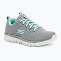 SKECHERS Graceful Twisted Fortune dámská tréninková obuv šedá/mint