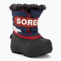 Dětské sněhule Sorel Snow Commander nocturnal/sail red