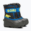 Dětské sněhule Sorel Snow Commander black/super blue 9