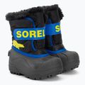 Dětské sněhule Sorel Snow Commander black/super blue 4