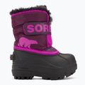 Dětské sněhule Sorel Snow Commander purple dahlia/groovy pink 2