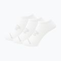 New Balance Flat Knit No Show ponožky 3 páry bílé