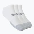 Under Armour Heatgear No Show sportovní ponožky 3 páry bílé 1346755