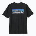 Pánské trekingové tričko Patagonia P-6 Logo Responsibili-Tee black 3