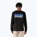 Pánské trekové tričko longsleeve Patagonia P-6 Logo Responsibili black 3