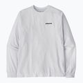 Pánské tričko Patagonia P-6 Logo Responsibili Longsleeve white 3