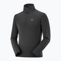 Pánská fleece mikina Salomon Outrack HZ Mid černá LC1369900