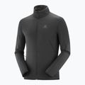 Pánská fleece mikina Salomon Outrack Full Zip Mid černá LC1369200