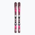 Dětské sjezdové lyže Salomon Lux Jr S + C5 bordeau/pink 6