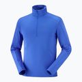Pánská fleece mikina Salomon Outrack HZ Mid modrá LC1711000