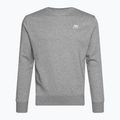 Pánská mikina Nike Sportswear Club Fleece Crew tmavě šedá vřes/bílá