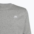 Pánská mikina Nike Sportswear Club Fleece Crew tmavě šedá vřes/bílá 3