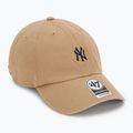 Kšiltovka 47 Brand MLB New York Yankees Base Runner CLEAN UP khaki