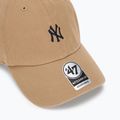 Kšiltovka 47 Brand MLB New York Yankees Base Runner CLEAN UP khaki 3