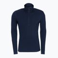 Pánské termo tričko Smartwool Merino 250 Baselayer 1/4 Zip Boxed tmavě modré 16356-092-S