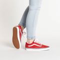 Boty Vans UA Old Skool racing red/true white 2