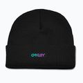 Zimní čepice Oakley B1B Gradient Patch Beanie blackout