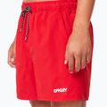 Pánské plavecké šortky Oakley Beach Volley 16" červené FOA404310465 5