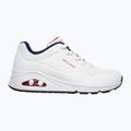 Dámské boty SKECHERS Uno Stand On Air white durabuck/navy/red trim/mesh 2