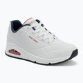 Dámské boty SKECHERS Uno Stand On Air white durabuck/navy/red trim/mesh
