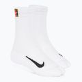 Tenisové ponožky Nike Court Multiplier Cushioned Crew 2pairs white/white