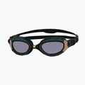 Plavecké brýle Zoggs Predator Flex Titanium Reactor S black/ gold/ reactor titanium
