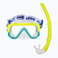 Dětská šnorchlovací sada  Mares Combo Keewee Junior yellow/auqa/clear