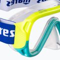 Dětská šnorchlovací sada  Mares Combo Keewee Junior yellow/auqa/clear 4