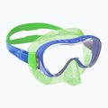 Dětská šnorchlovací maska Mares Brave Junior Tt blue/lime