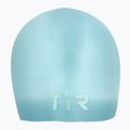 Plavecká čepice TYR Long Hair Wrinkle Free Silicone light blue