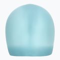 Plavecká čepice TYR Long Hair Wrinkle Free Silicone light blue 2