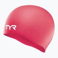 Plavecká čepice TYR Wrinkle Free Silicone coral