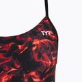 Dámské jednodílné plavky TYR Durafast Elite Energy Cutoutfit red 3