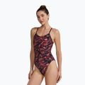Dámské jednodílné plavky TYR Durafast Elite Energy Cutoutfit red 4