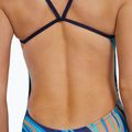 Dámské jednodílné plavky TYR Durafast Elite Riptidal Cutoutfit teal/orange 7