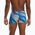 Pánské plavecké boxerky TYR Durafast Elite Riptidal Square Leg teal/orange 2