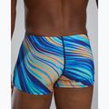 Pánské plavecké boxerky TYR Durafast Elite Riptidal Square Leg teal/orange 6