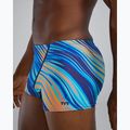 Pánské plavecké boxerky TYR Durafast Elite Riptidal Square Leg teal/orange 7