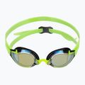Plavecké brýle TYR Stealth-X Performance Mirrored electro lime 2