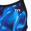 Dámské jednodílné plavky TYR Durafast Elite Waveform Diamondfit blue 3