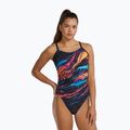 Dámské jednodílné plavky Tyr Durafast Elite Magmata Cutoutfit gold/multi/rainbow