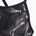 Dámské jednodílné plavky TYR Durafast Elite Waveform Diamondfit titanium 3