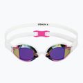 Plavecké brýle TYR Stealth-X Performance Mirrored pink/white 2