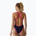 Dámské jednodílné plavky TYR Durafast Elite Wide Strap Openbackfit navy/pink 2