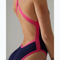 Dámské jednodílné plavky TYR Durafast Elite Wide Strap Openbackfit navy/pink 8